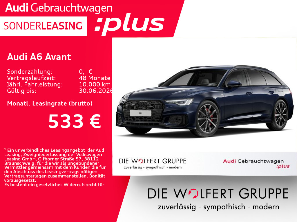 Audi A6 Avant S line 55 TFSI e quattro S tronic 0,5%