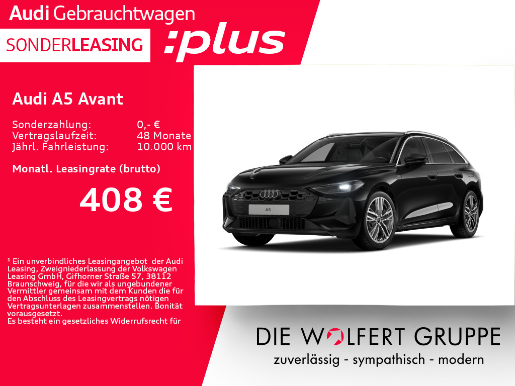 Audi A5 Avant e-hybrid quattro 220 kW S tronic *0,5%*