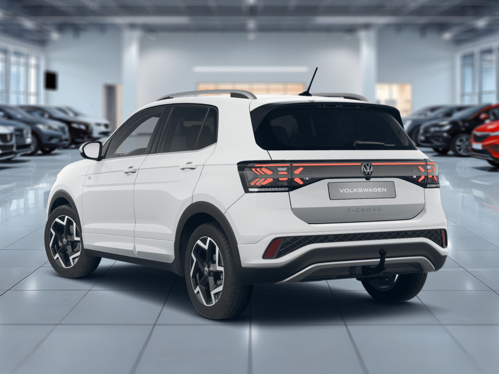 Fahrzeugabbildung Volkswagen T-Cross R-Line 1.0 TSI OPF (116 PS) DSG*AHK*GANZJAHRESREIFEN*NAVI*