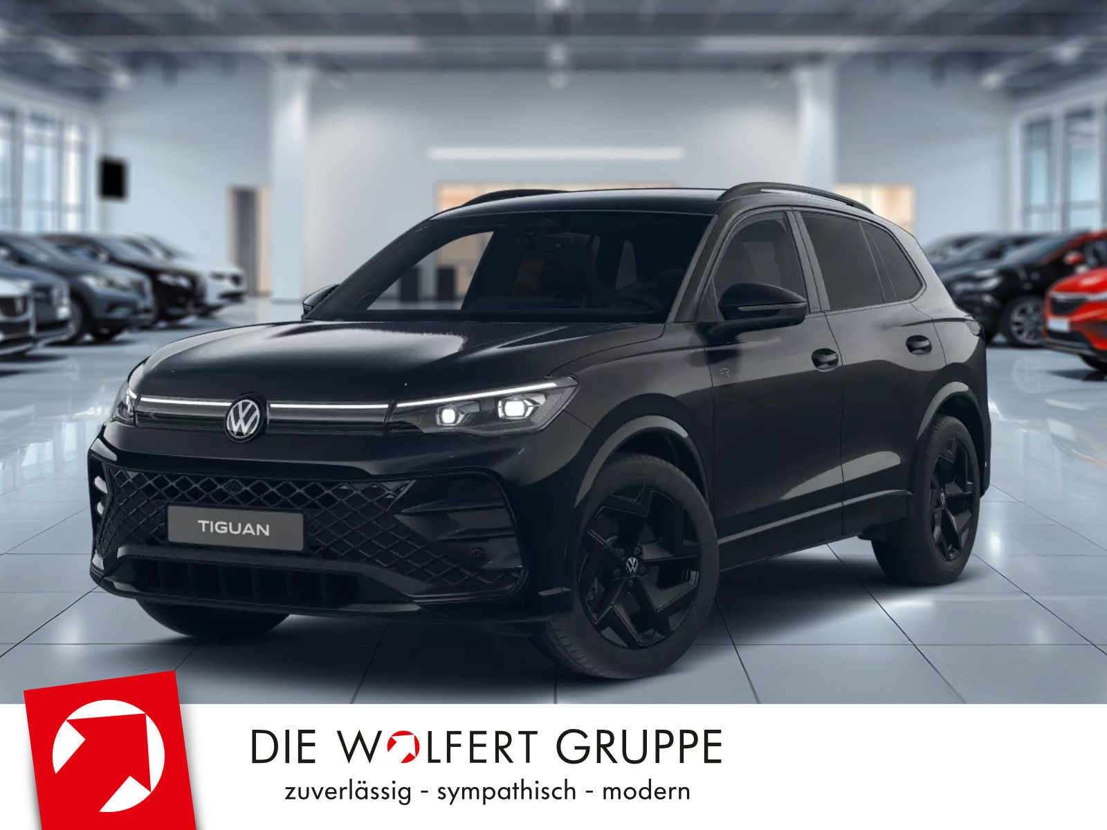 Volkswagen Tiguan R-Line 2,0 l TDI SCR 4MOTION (193 PS) DSG*WINTERRÄDER*AHK*STHZG*