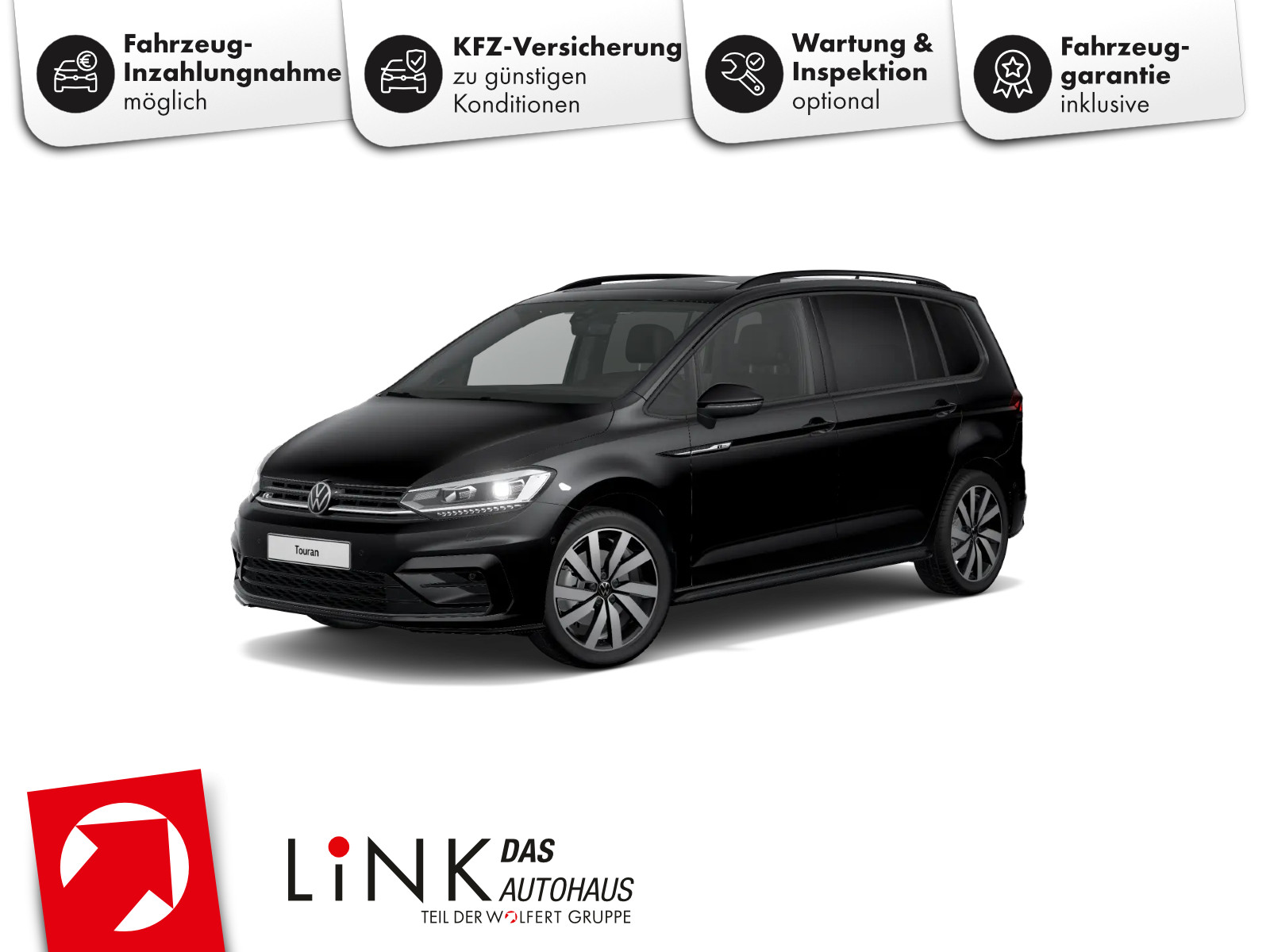 Volkswagen Touran HL 1.5 TSI DSG R-LINE PANO RFK DCC ACC