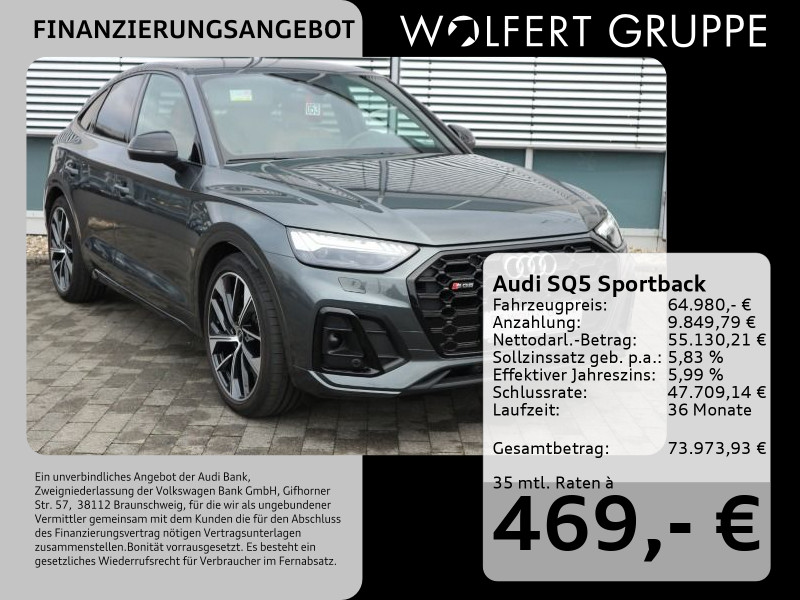 Audi SQ5 Sportback 3.0 TDI quattro HUD*AHK*ACC*B&O