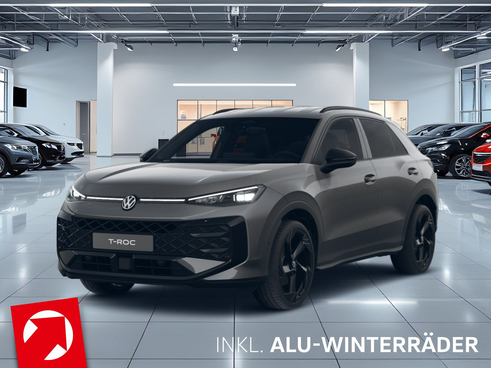 Fahrzeugabbildung Volkswagen T-Roc R-Line 1.5 eTSI (150 PS) DSG *AHK*WINTERRÄDER*BLACKSTYLE*STANDHEIZUNG*HARMAN KARDON*