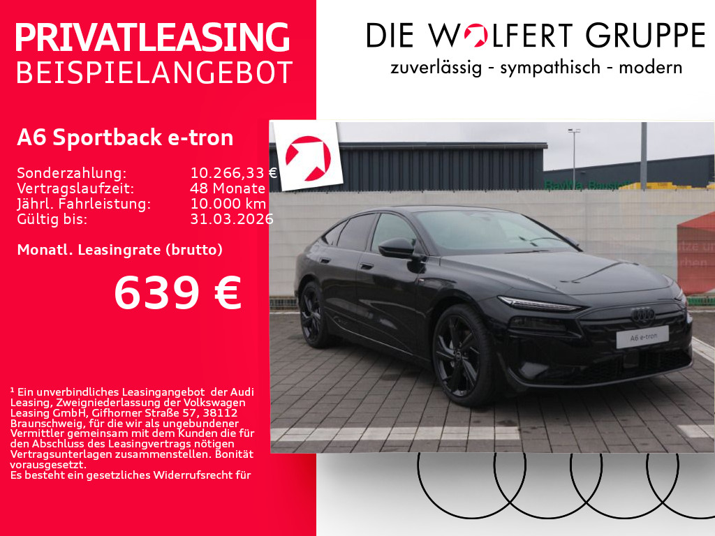 Audi A6 Sportback e-tron quattro S line*0,25%*AHK*B&O