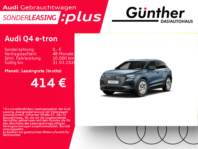 Audi Q4 e-tron 45 QUATTRO+WINTERRÄDER+AHK+360 KAMERA+