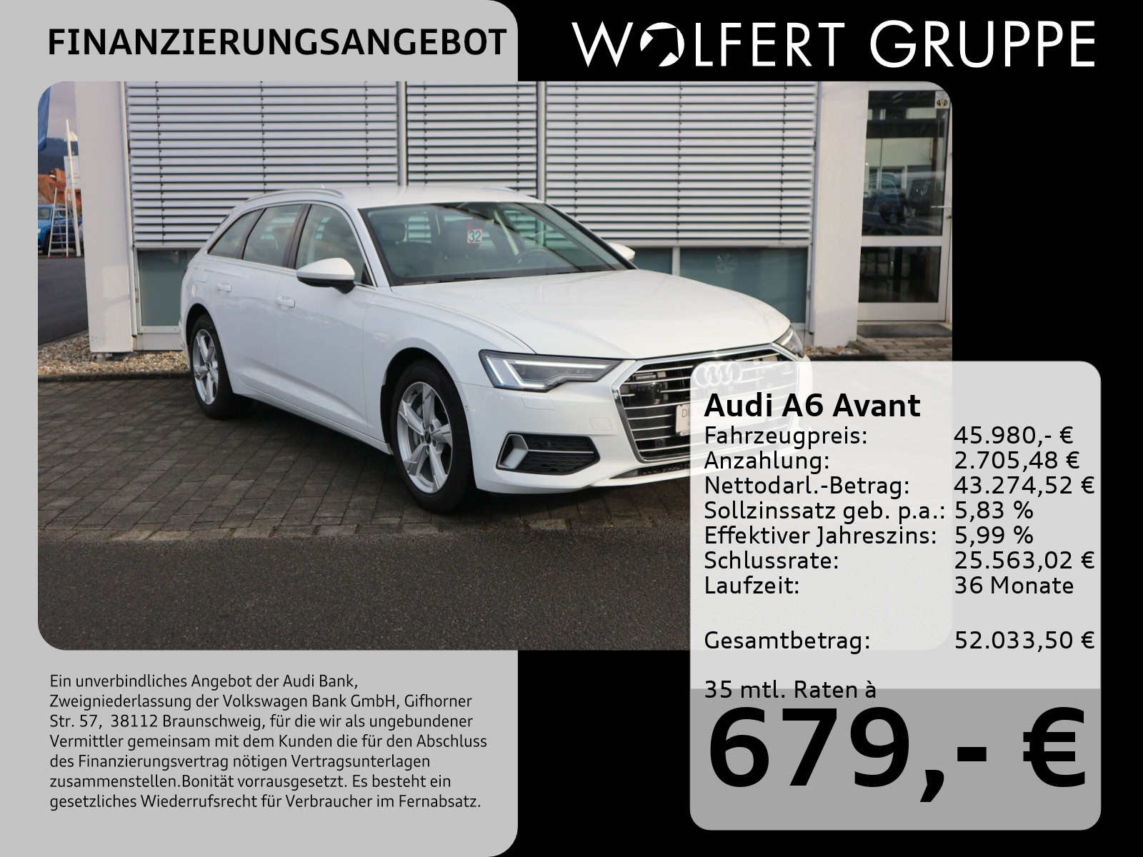 Fahrzeugabbildung Audi A6 Avant 50 TDI quattro sport MATRIX*AHK*CARPLAY
