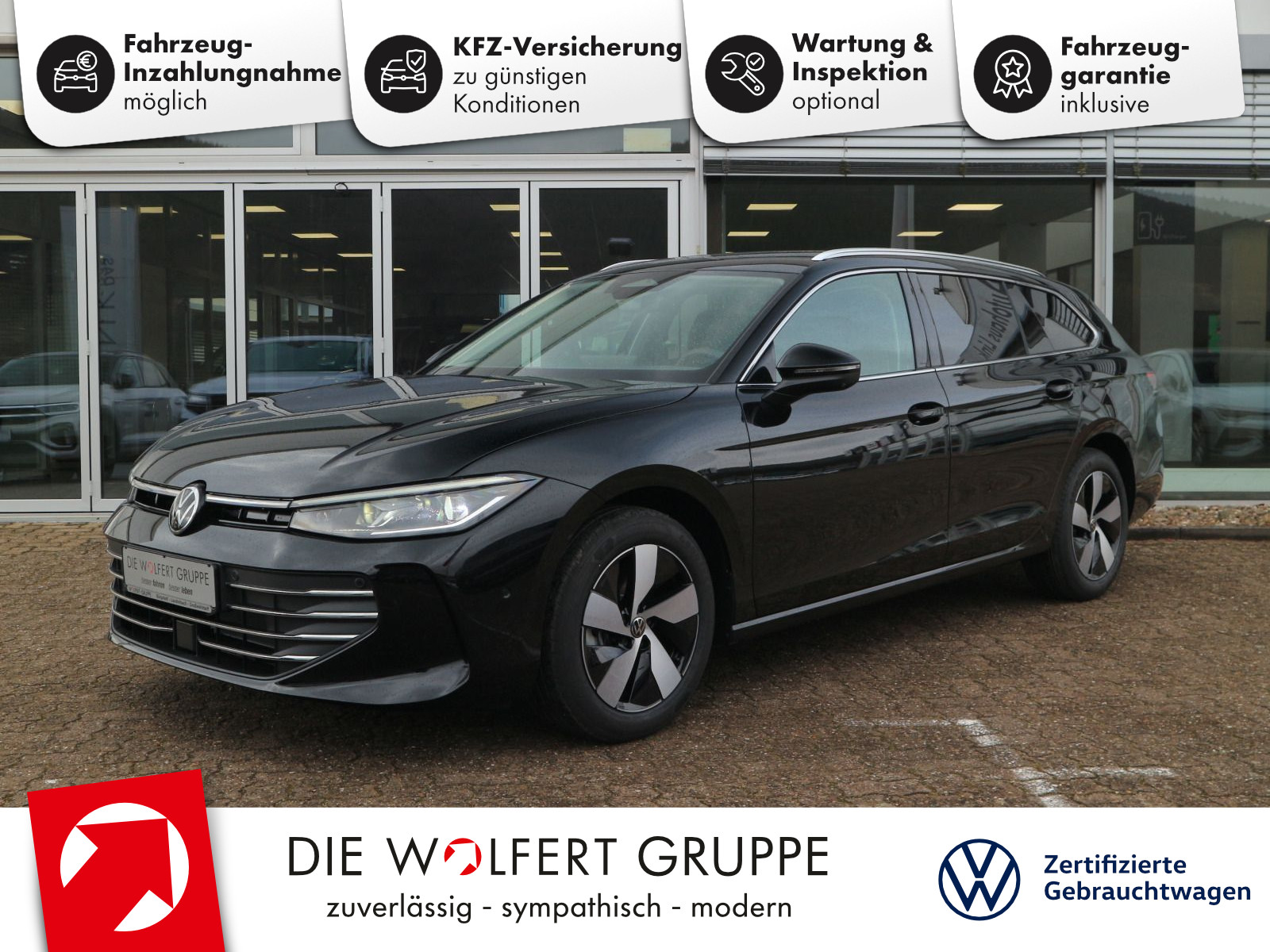 Volkswagen Zertifizierte Gebrauchtwagen 18 Volkswagen Passat Business 1.5 eTSI DSG LED MATRIX NAVI