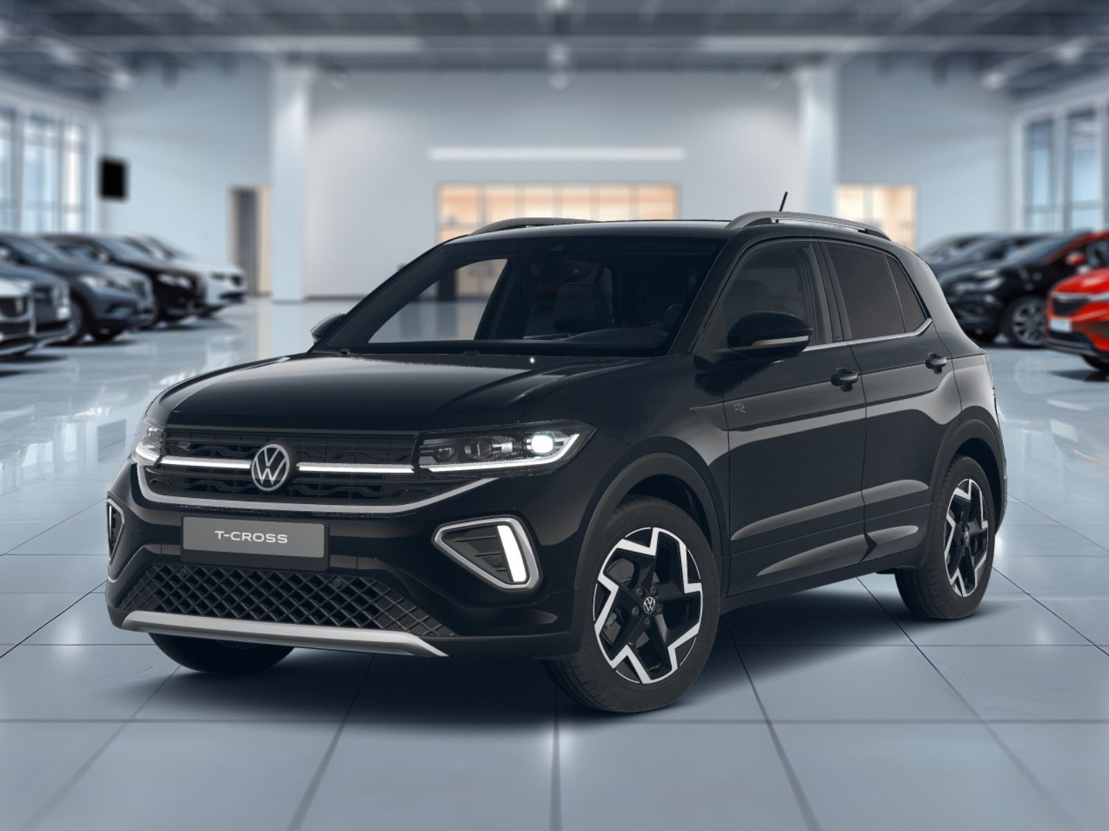 Fahrzeugabbildung Volkswagen T-Cross R-Line 1.0 TSI OPF (116 PS) DSG*AHK*GANZJAHRESREIFEN*NAVI*