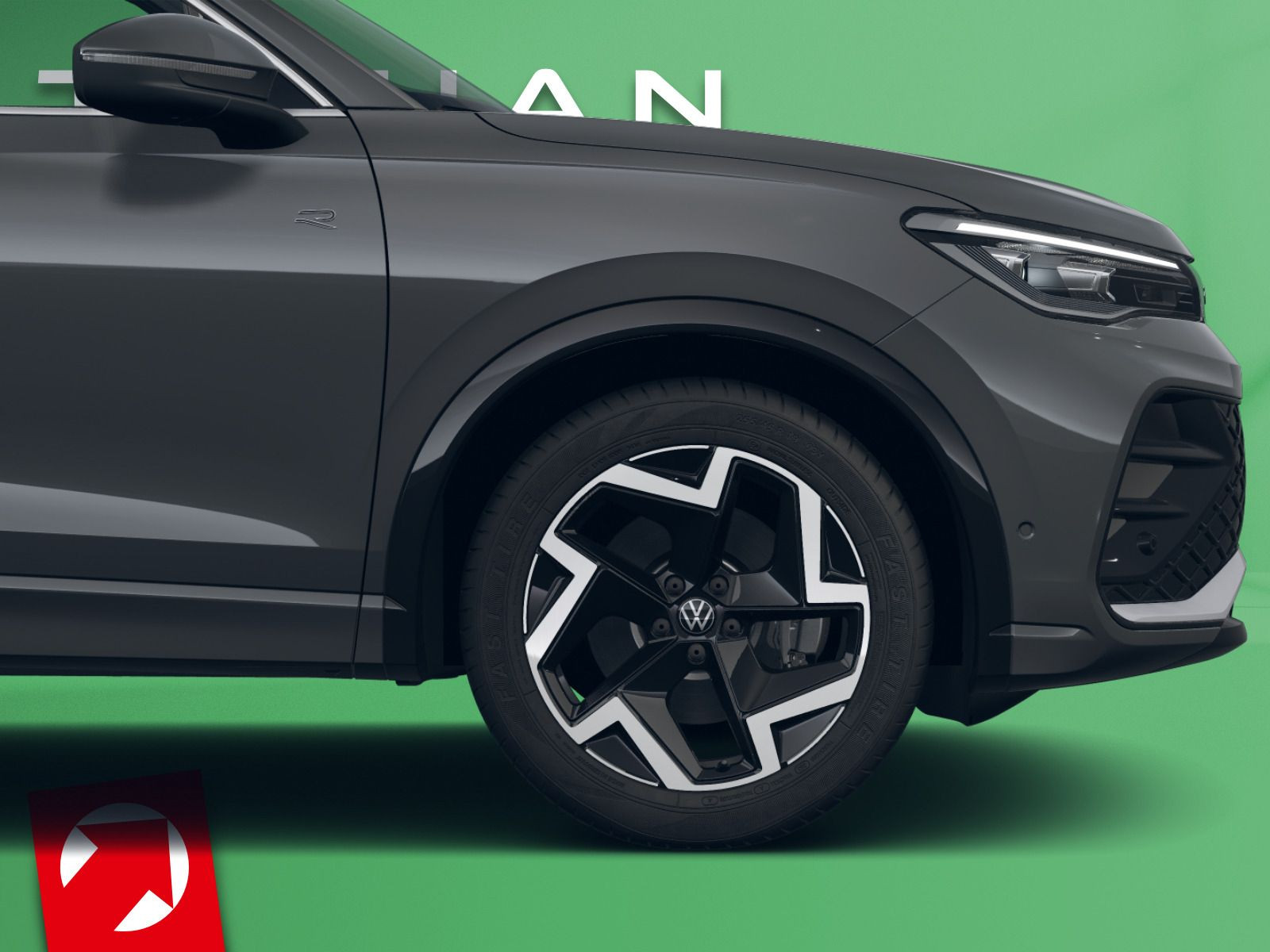 Fahrzeugabbildung Volkswagen Tiguan R-Line 1,5 l eHybrid OPF 110 kW (150 PS) / 85 kW (115 PS) 6-Gang-Doppelkupplungsgetriebe DSG