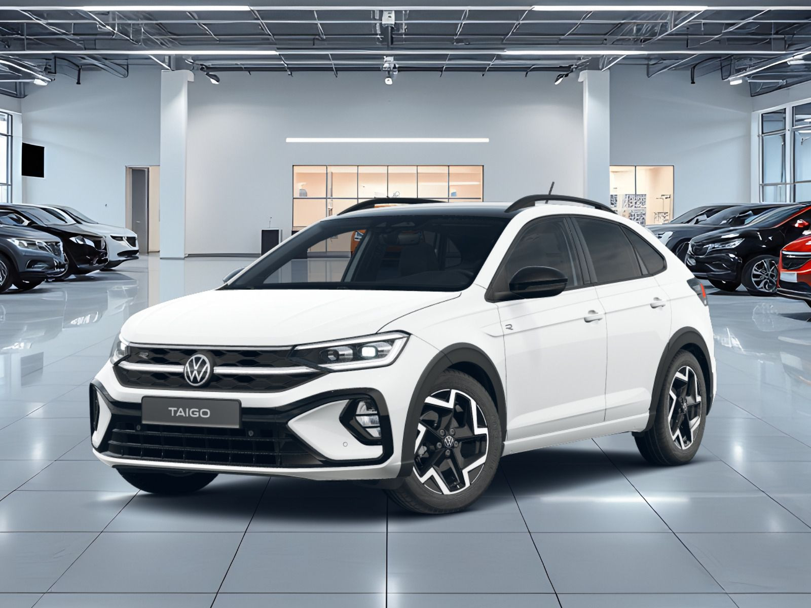Fahrzeugabbildung Volkswagen Taigo R-Line 1,5 TSI (150 PS) DSG *AHK*NAVI PRO*GANZJAHRESREIFEN*