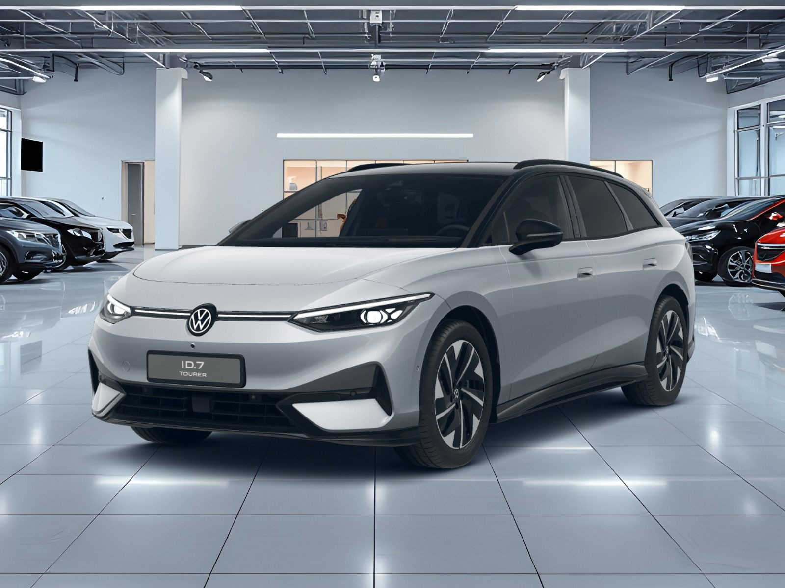Fahrzeugabbildung Volkswagen ID.7 Tourer Pro (286 PS) 77 kWh Automatik *AHK*NAVI*WÄRMEPUMPE*GANZJAHRESREIFEN*