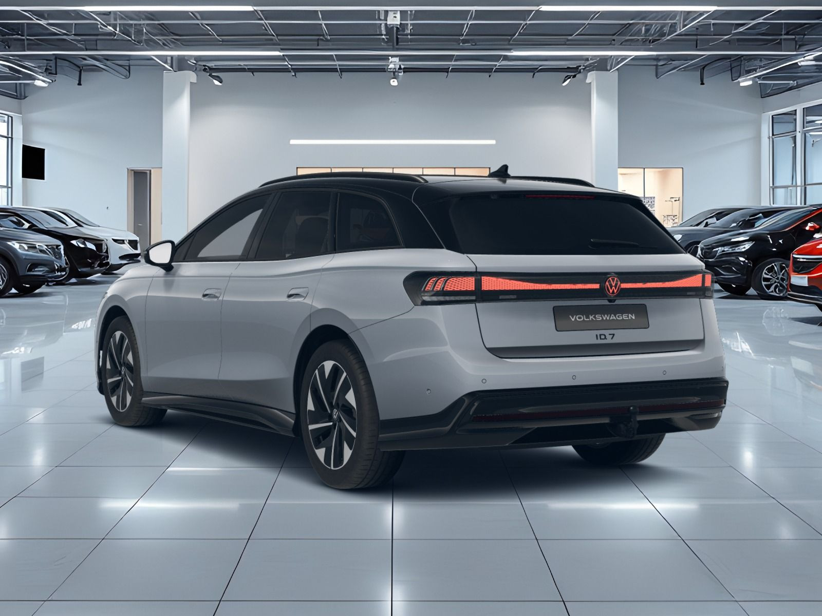 Fahrzeugabbildung Volkswagen ID.7 Tourer Pro (286 PS) 77 kWh Automatik *AHK*NAVI*WÄRMEPUMPE*GANZJAHRESREIFEN*