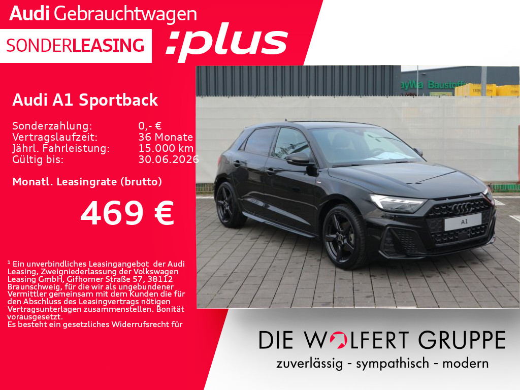 Audi A1 Sportback S line 30 TFSI S troniC*CARPLAY*LED*