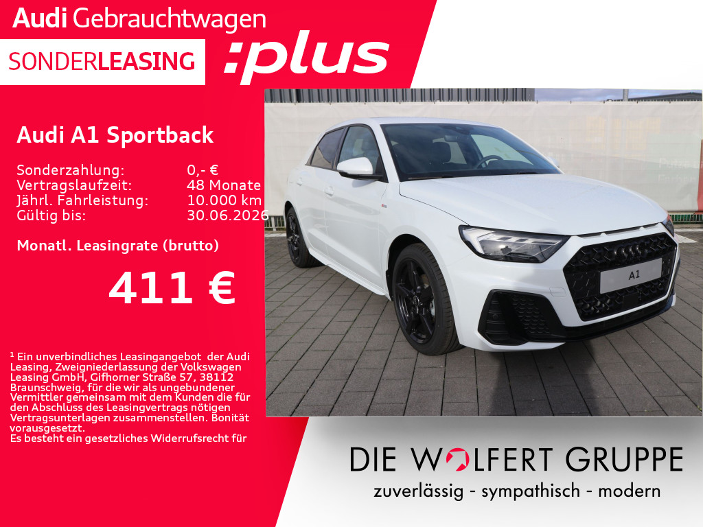 Audi A1 Sportback S line 30 TFSI S tronic*CARPLAY*LED*