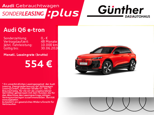 Fahrzeugabbildung Audi Q6 e-tron PERFORMANCE S LINE+WINTERRÄDER+HEAD UP