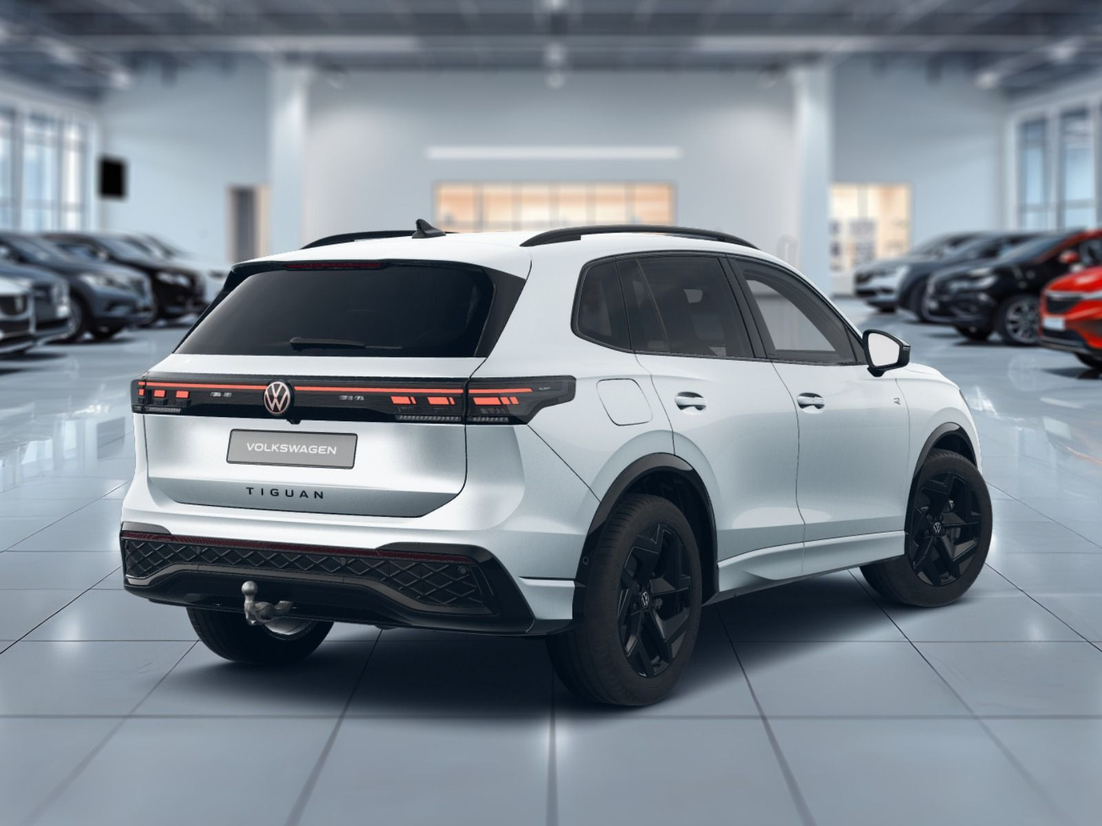 Fahrzeugabbildung Volkswagen Tiguan R-Line 1,5 eHybrid OPF (177 PS) / (115 PS) DSG*AHK*WINTERRÄDER*NAVI*