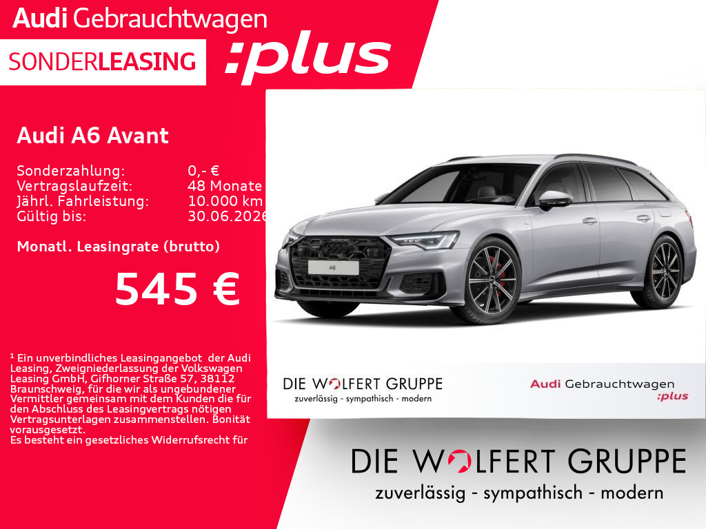 Audi A6 Avant S line 55 TFSI e quattro S tronic 0,5%