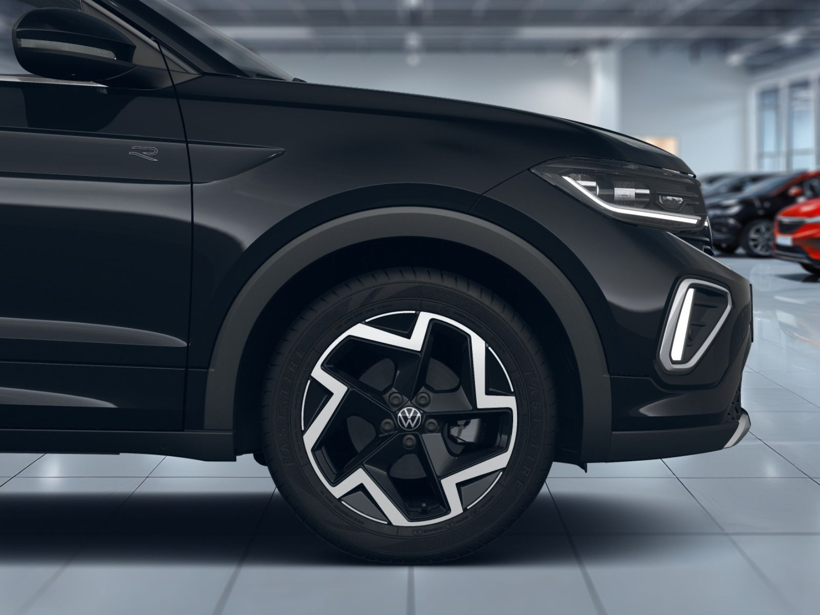 Fahrzeugabbildung Volkswagen T-Cross R-Line 1.0 TSI OPF (116 PS) DSG*AHK*GANZJAHRESREIFEN*NAVI*