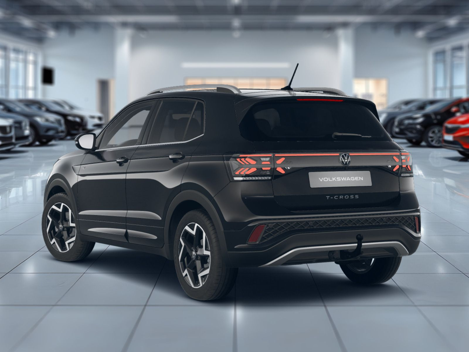 Fahrzeugabbildung Volkswagen T-Cross R-Line 1.0 TSI OPF (116 PS) DSG*AHK*GANZJAHRESREIFEN*NAVI*