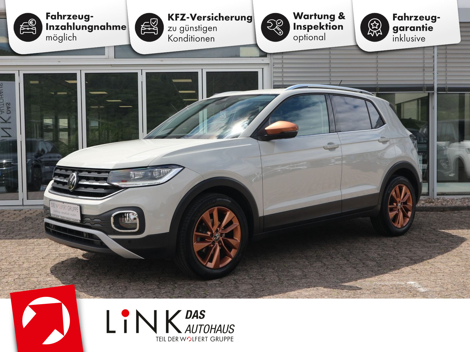 Fahrzeugabbildung Volkswagen T-Cross Style 1.5 TSI DSG AHK NAVI RFK ACC