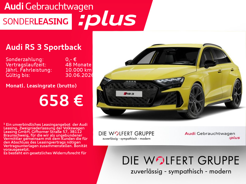 Audi RS 3 Sportback RS-SPORTAGA*280KM/H*RFK*SONOS*HUD