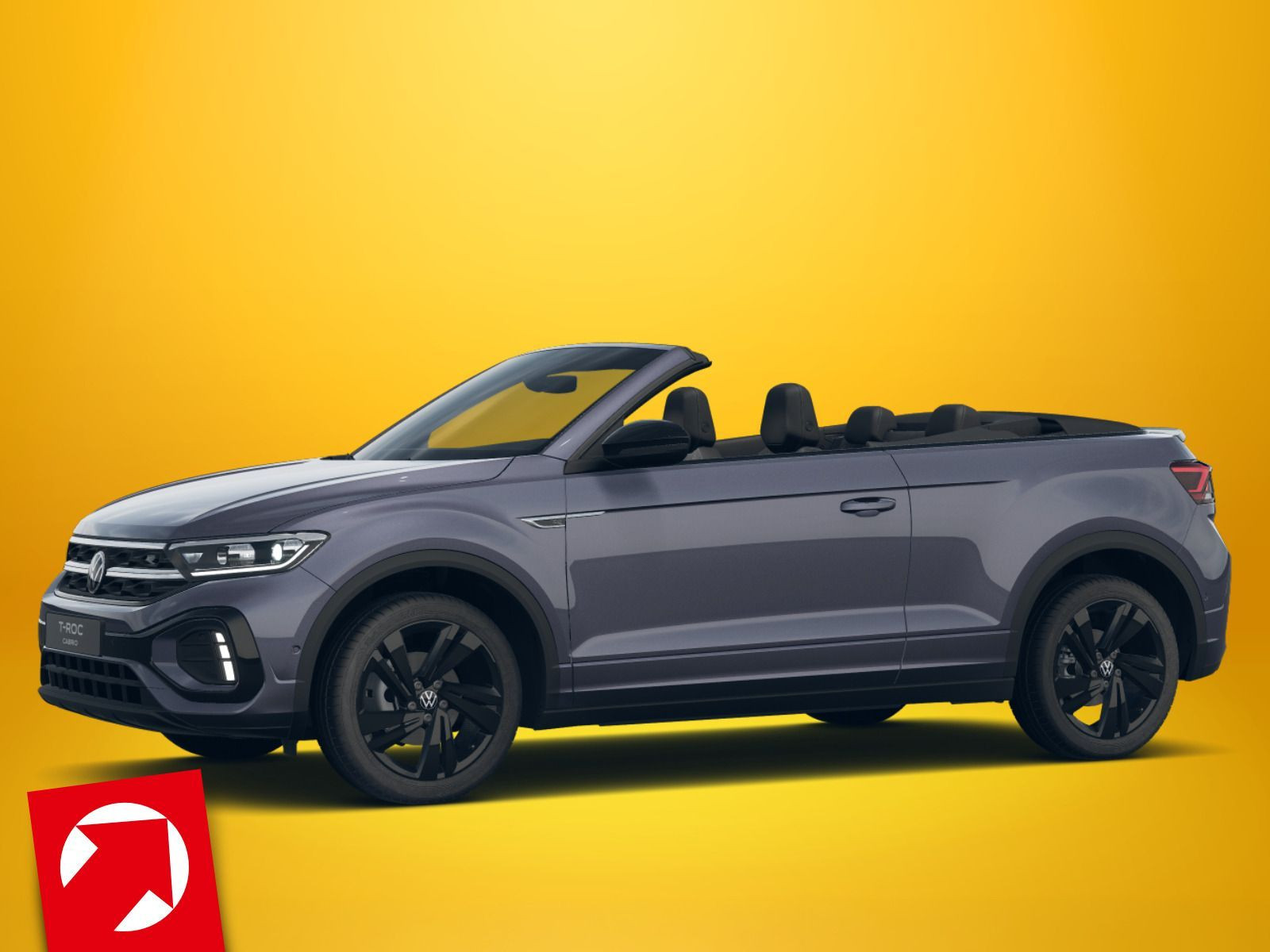Fahrzeugabbildung Volkswagen T-Roc Cabriolet R-Line 1.5 l TSI OPF 110 kW (150 PS) 7-Gang-Doppelkupplungsgetriebe DSG