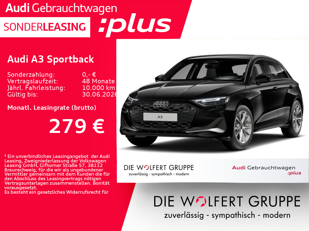 Audi A3 Sportback advanced TFSI e S tronic *0,5%*RFK*