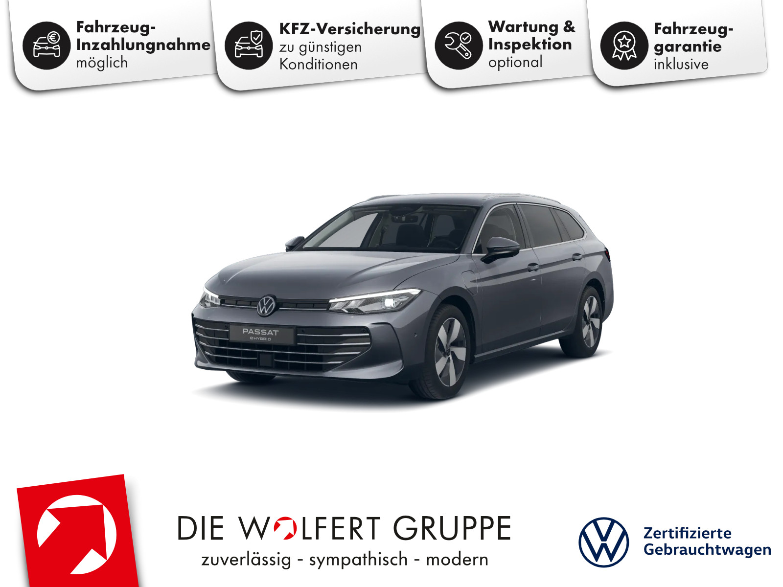 Volkswagen Passat Business 1.5 TSI eHybrid AHK 360° DCC NAVI CARPLAY
