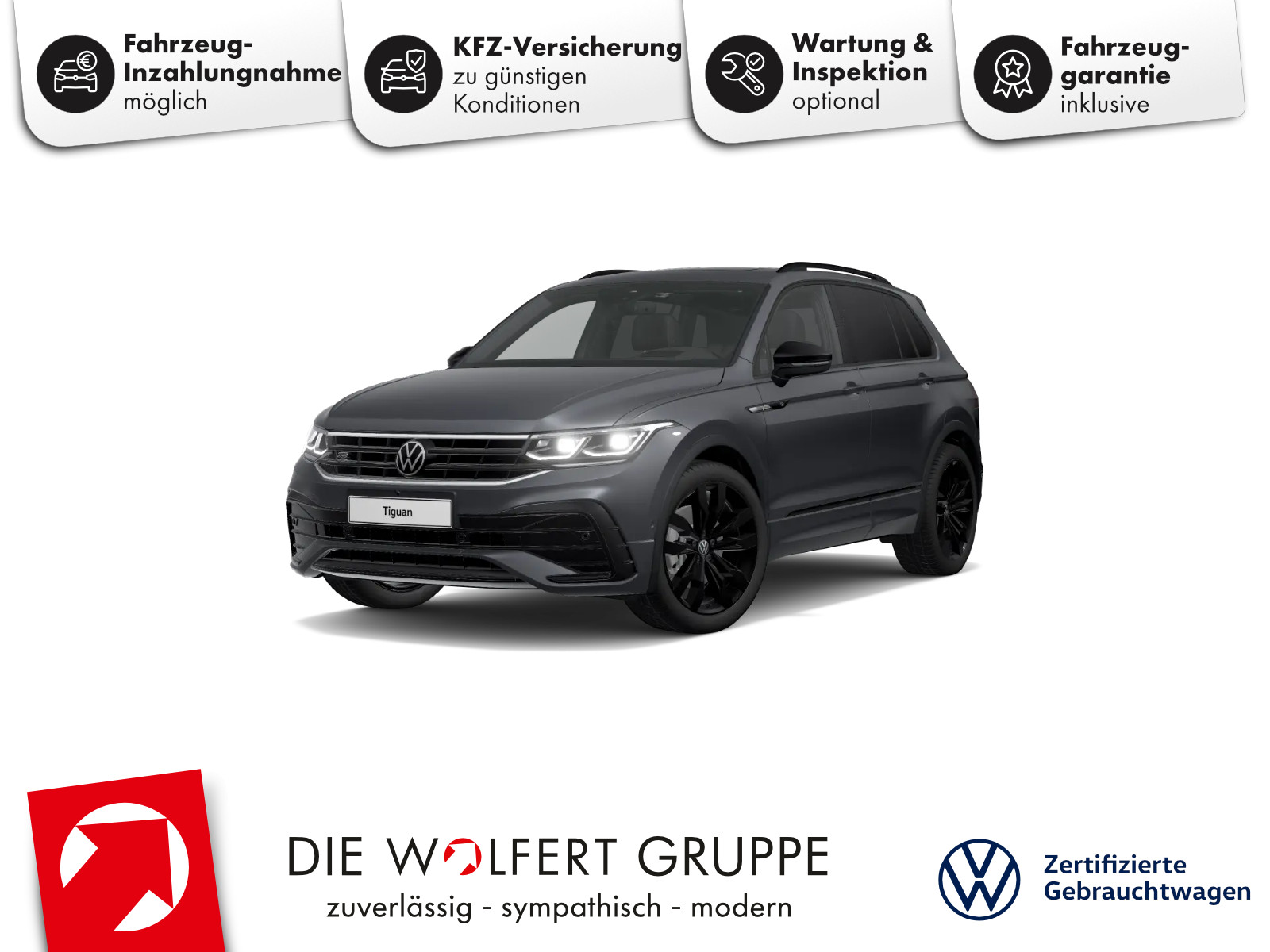 Volkswagen Tiguan R-Line 2.0 TDI DSG 4M PANO AHK 360° DCC
