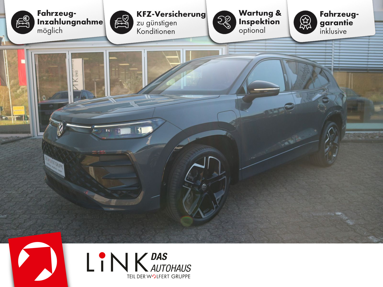 Volkswagen Tayron R-Line 1.5 TSI eHybrid DSG PANO HK 360° ACC