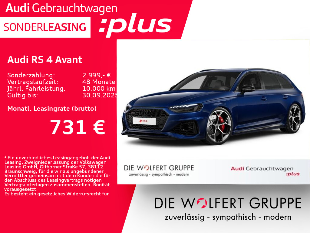 Audi RS 4 Avant RS-SPORTAGA*290KM/H*B&O*HUD*RFK