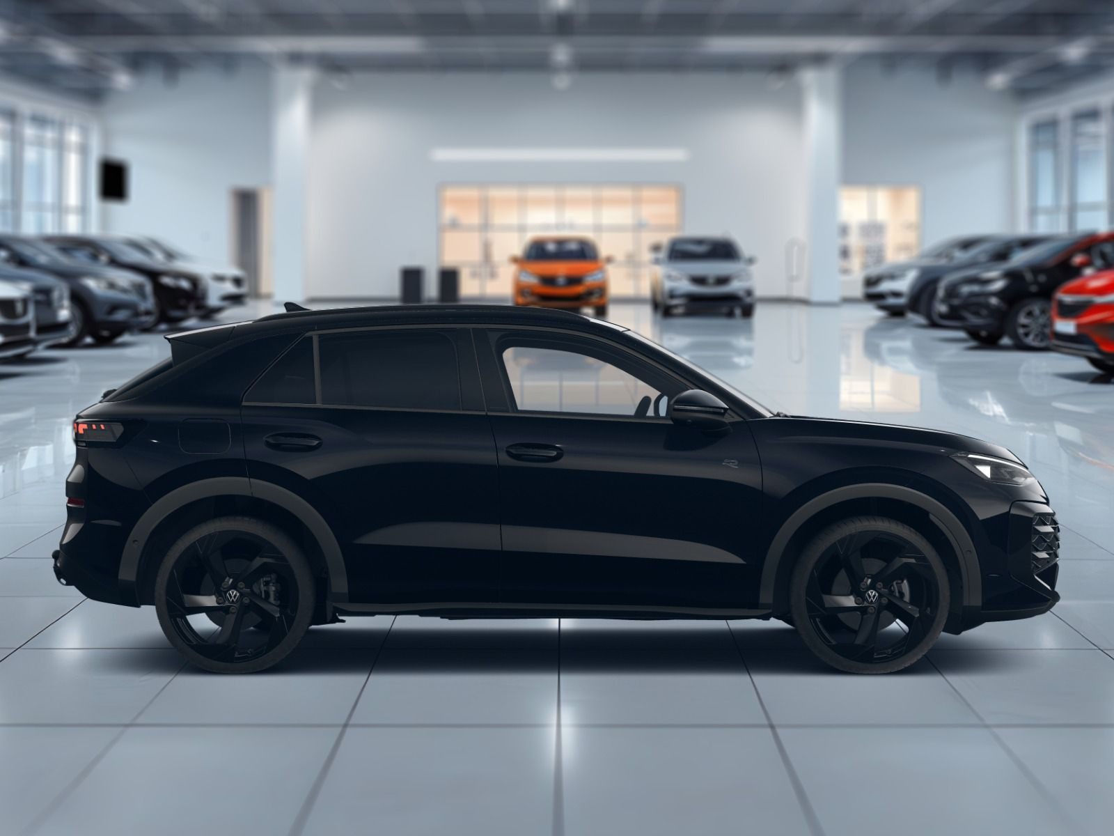 Fahrzeugabbildung Volkswagen T-Roc R-Line 1.5 eTSI OPF (150 PS) DSG *AHK*20 ZOLL*NAVI*BLACKSTYLE*
