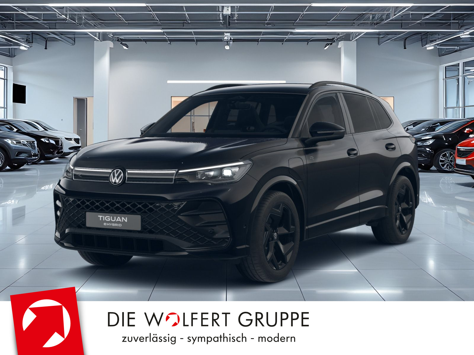 Volkswagen Tiguan R-Line 1,5 eHybrid OPF (177 PS) / (115 PS) DSG*AHK*WINTERRÄDER*NAVI*