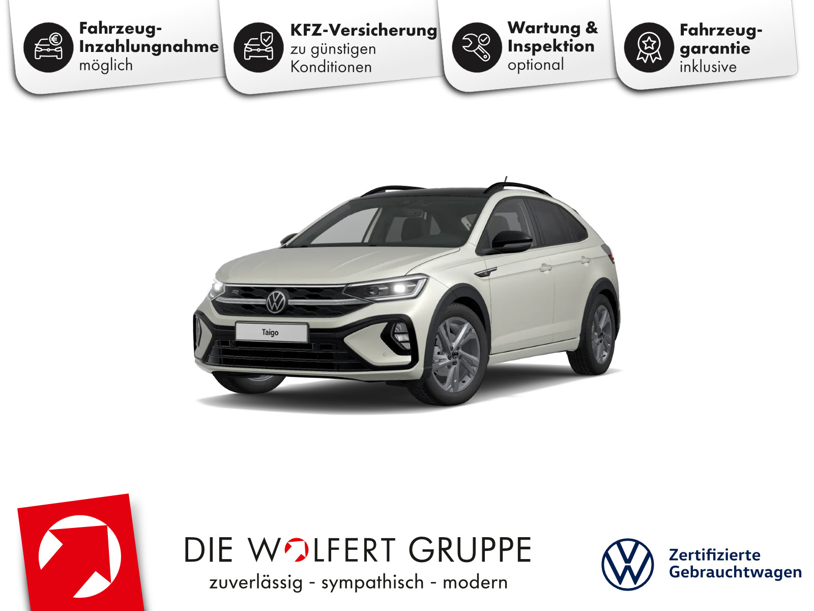 Volkswagen Zertifizierte Gebrauchtwagen 15 Volkswagen Taigo R-Line 1.5 TSI DSG MATRIX RFK CARPLAY