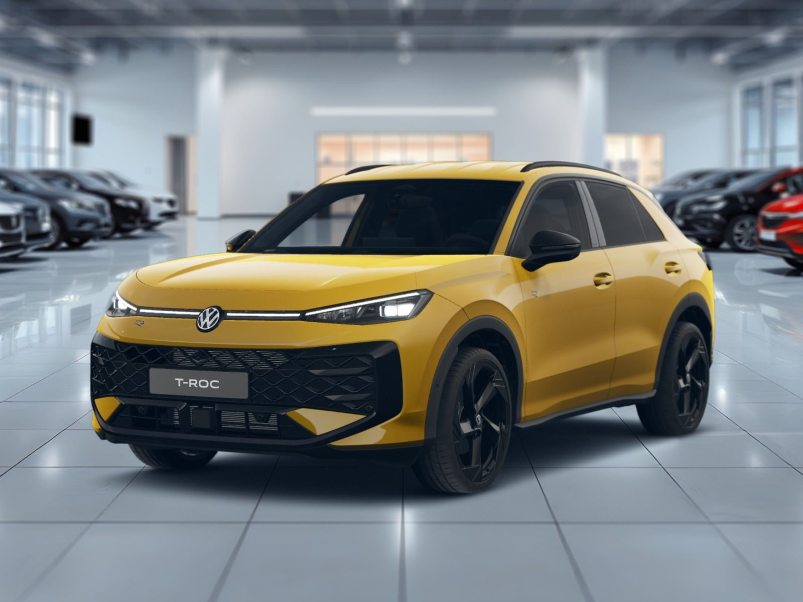 Fahrzeugabbildung Volkswagen T-Roc R-Line 1.5 eTSI OPF (150 PS) DSG *AHK*20 ZOLL*NAVI*BLACKSTYLE*