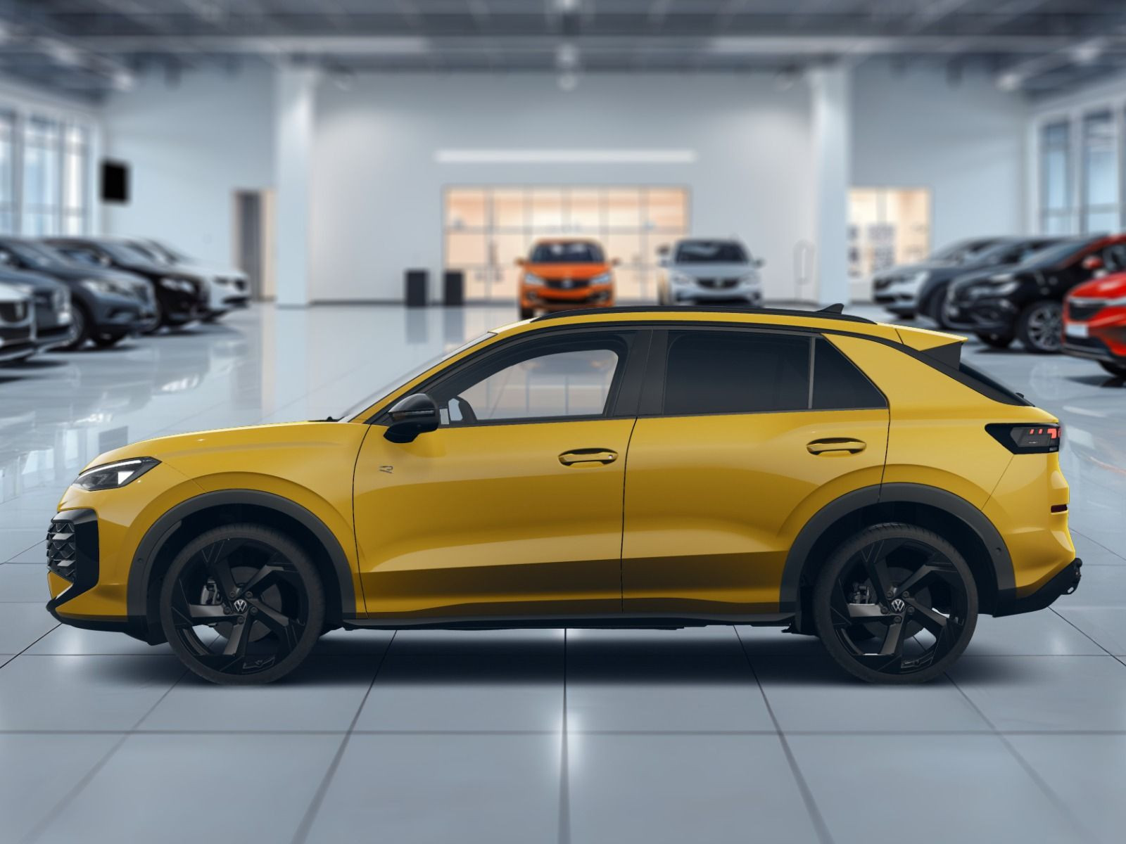 Fahrzeugabbildung Volkswagen T-Roc R-Line 1.5 eTSI OPF (150 PS) DSG *AHK*20 ZOLL*NAVI*BLACKSTYLE*