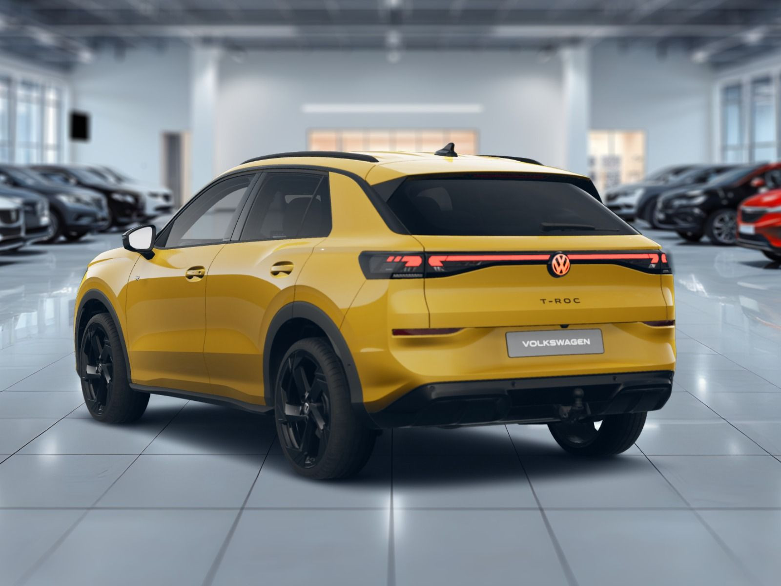 Fahrzeugabbildung Volkswagen T-Roc R-Line 1.5 eTSI OPF (150 PS) DSG *AHK*20 ZOLL*NAVI*BLACKSTYLE*