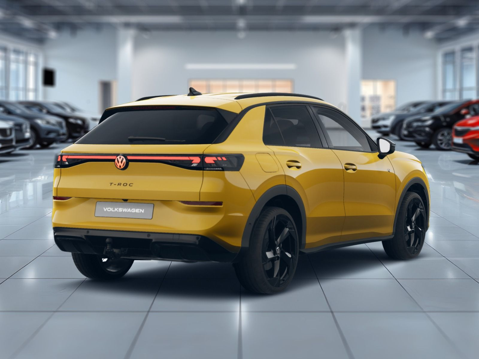 Fahrzeugabbildung Volkswagen T-Roc R-Line 1.5 eTSI OPF (150 PS) DSG *AHK*20 ZOLL*NAVI*BLACKSTYLE*