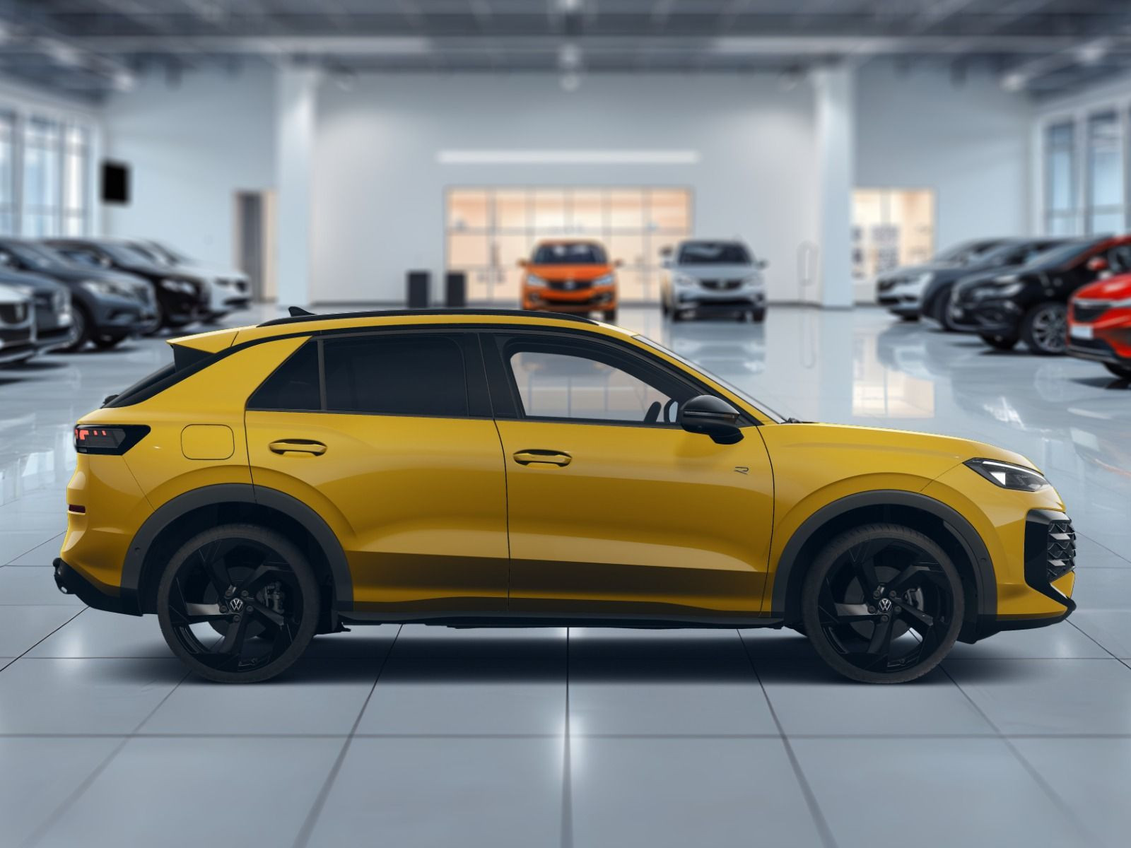 Fahrzeugabbildung Volkswagen T-Roc R-Line 1.5 eTSI OPF (150 PS) DSG *AHK*20 ZOLL*NAVI*BLACKSTYLE*