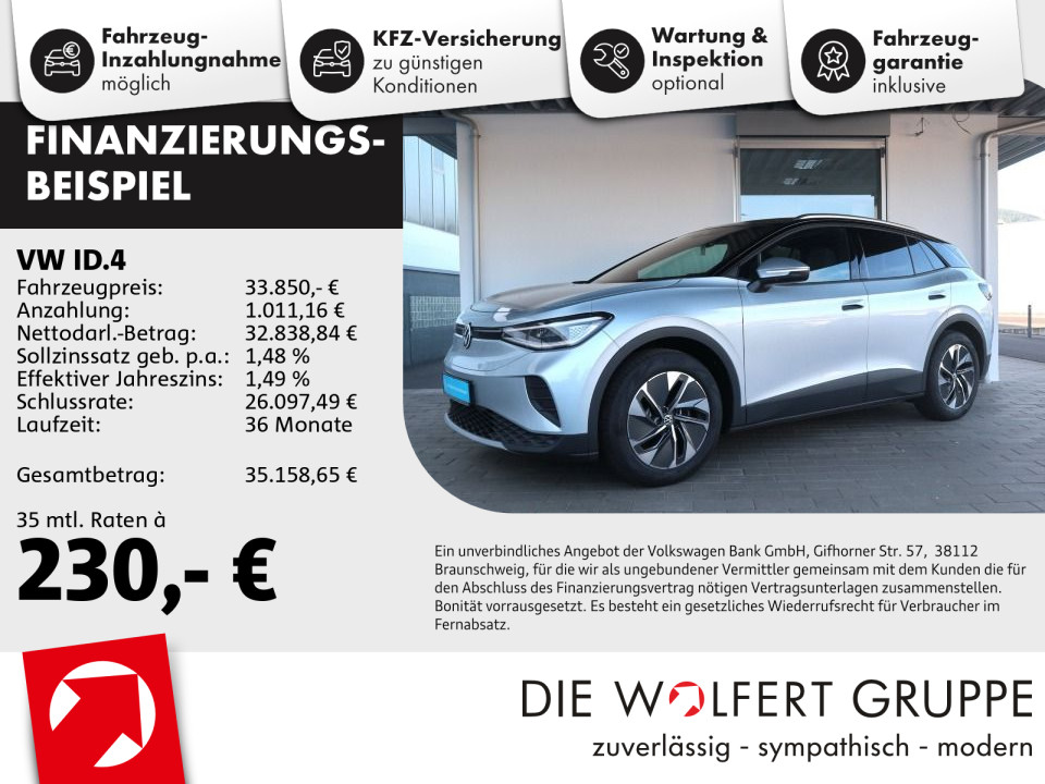 Volkswagen ID.4 Pure Performance ACC MATRIX NAVI CARPLAY