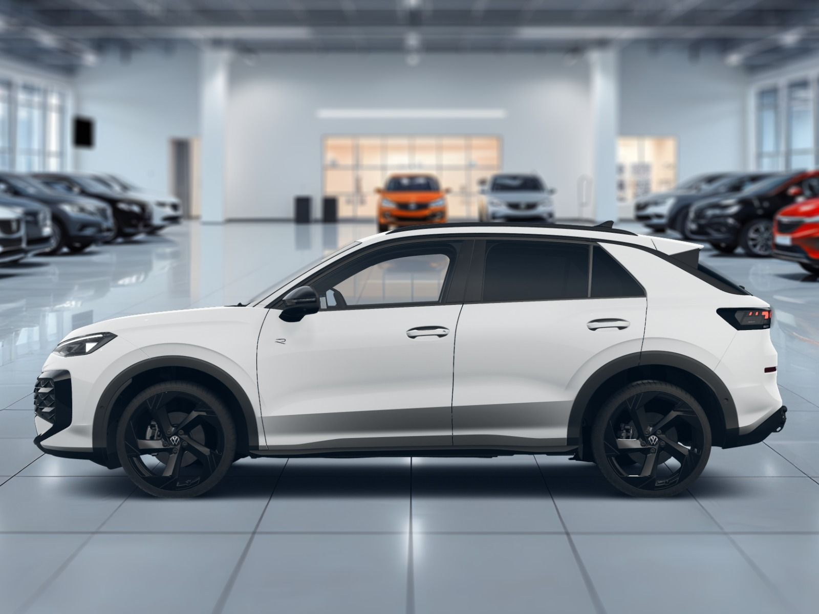 Fahrzeugabbildung Volkswagen T-Roc R-Line 1.5 eTSI OPF (150 PS) DSG *AHK*20 ZOLL*NAVI*BLACKSTYLE*