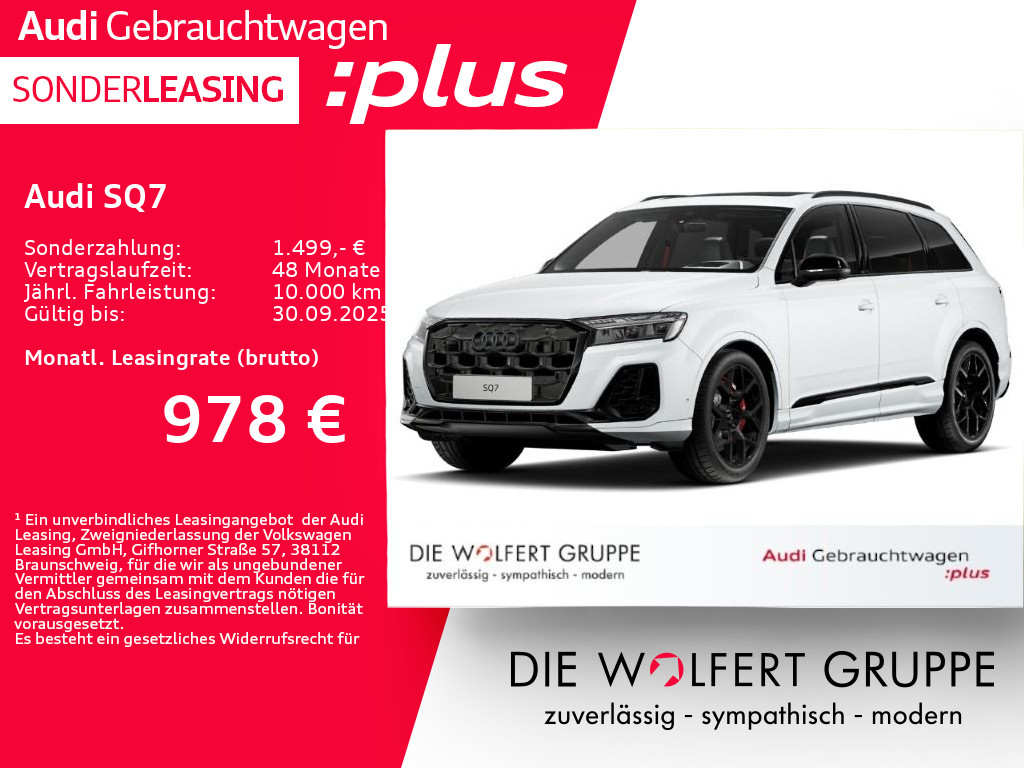 Audi SQ7 SUV TFSI 7-SITZE*PANO*B&O*AHK*STANDHZEIZUNG