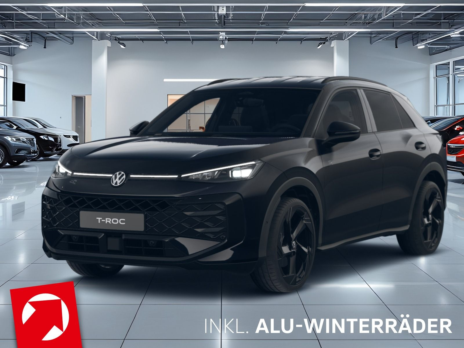 Fahrzeugabbildung Volkswagen T-Roc R-Line 1.5 eTSI (150 PS) DSG *AHK*BLACKSTYLE*WINTERRÄDER*