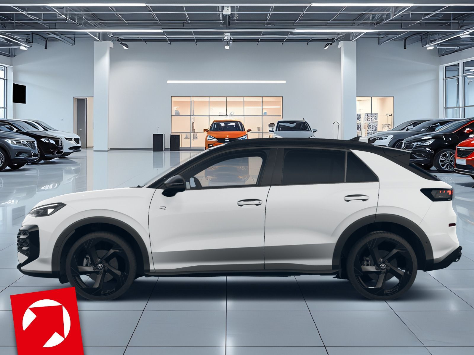 Fahrzeugabbildung Volkswagen T-Roc R-Line 1.5 eTSI (150 PS) DSG *AHK*WINTERRÄDER*BLACKSTYLE*STANDHEIZUNG*HARMAN KARDON*