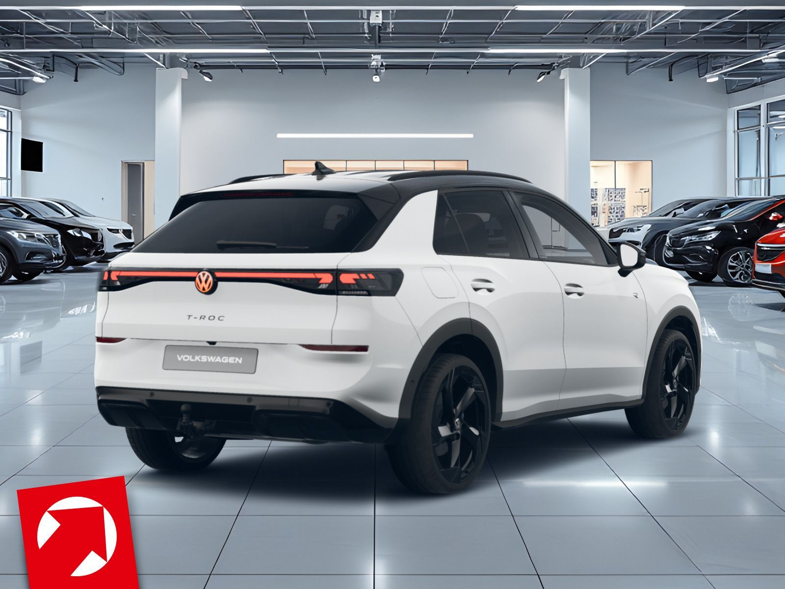 Fahrzeugabbildung Volkswagen T-Roc R-Line 1.5 eTSI (150 PS) DSG *AHK*WINTERRÄDER*BLACKSTYLE*STANDHEIZUNG*HARMAN KARDON*
