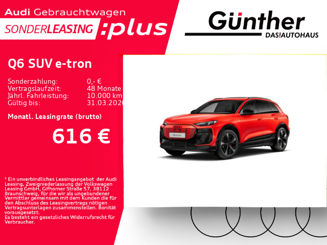 Audi Q6 SUV e-tron S LINE QUATTRO+WINTERRÄDER+AHK+PAN