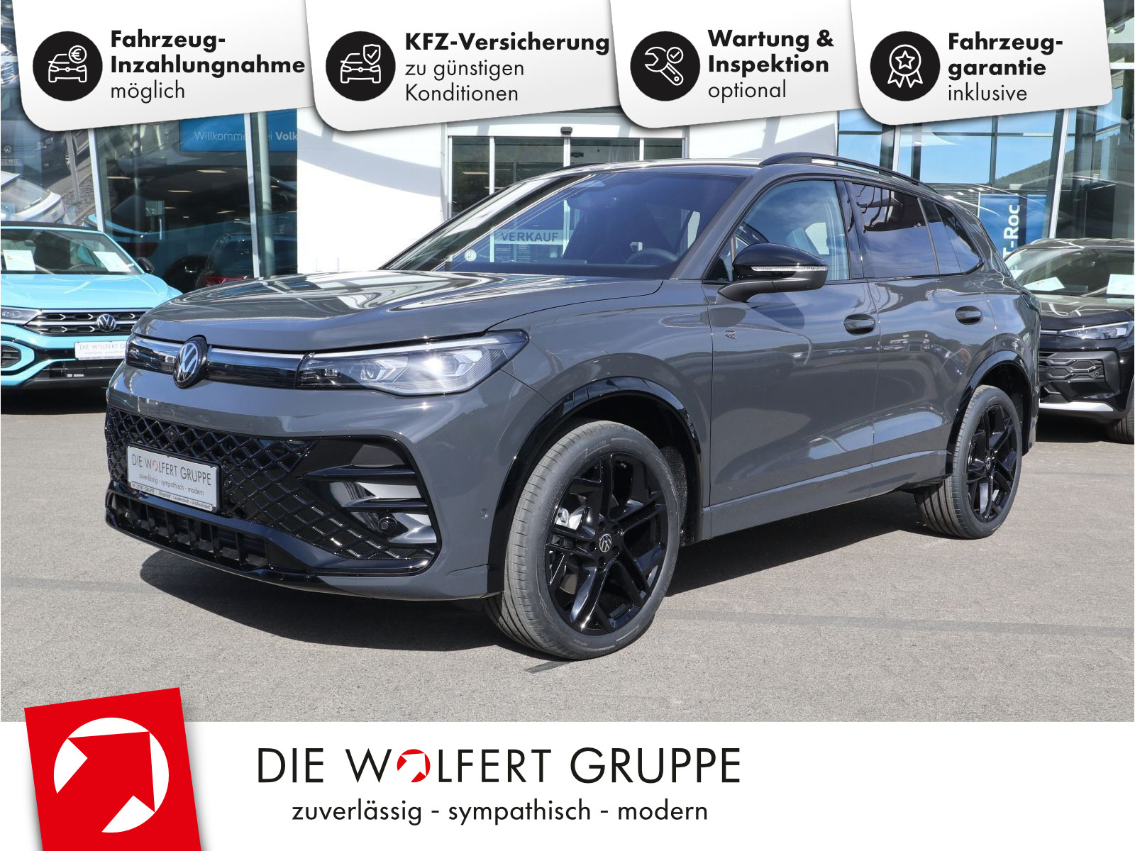 Volkswagen Tiguan R-Line 2,0 TDI SCR 4MOTION (193 PS) DSG*WINTERRÄDER*AHK*STHZG*