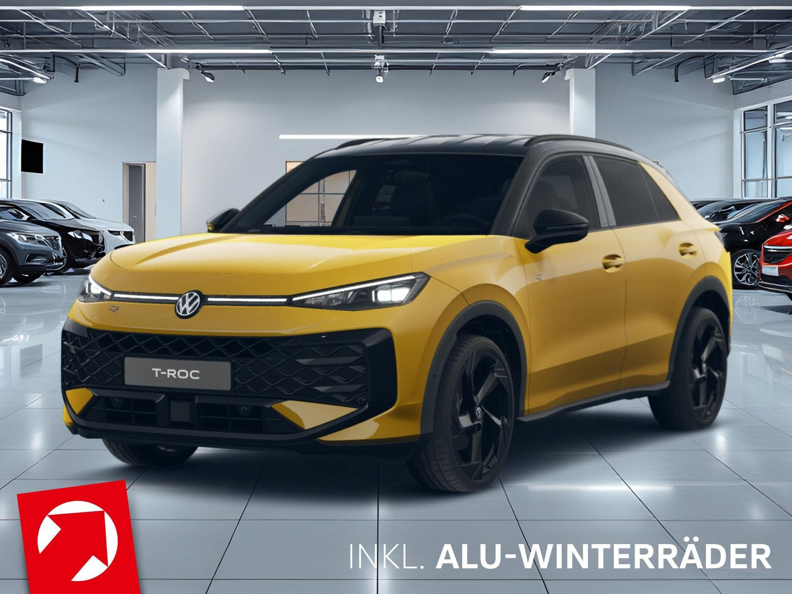 Fahrzeugabbildung Volkswagen T-Roc R-Line 1.5 eTSI (150 PS) DSG *AHK*BLACKSTYLE*WINTERRÄDER*