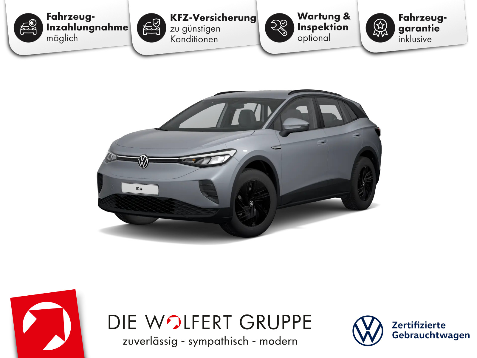 Volkswagen ID.4 Pure NAVI LED ACC CARPLAY PDC SITZHZG