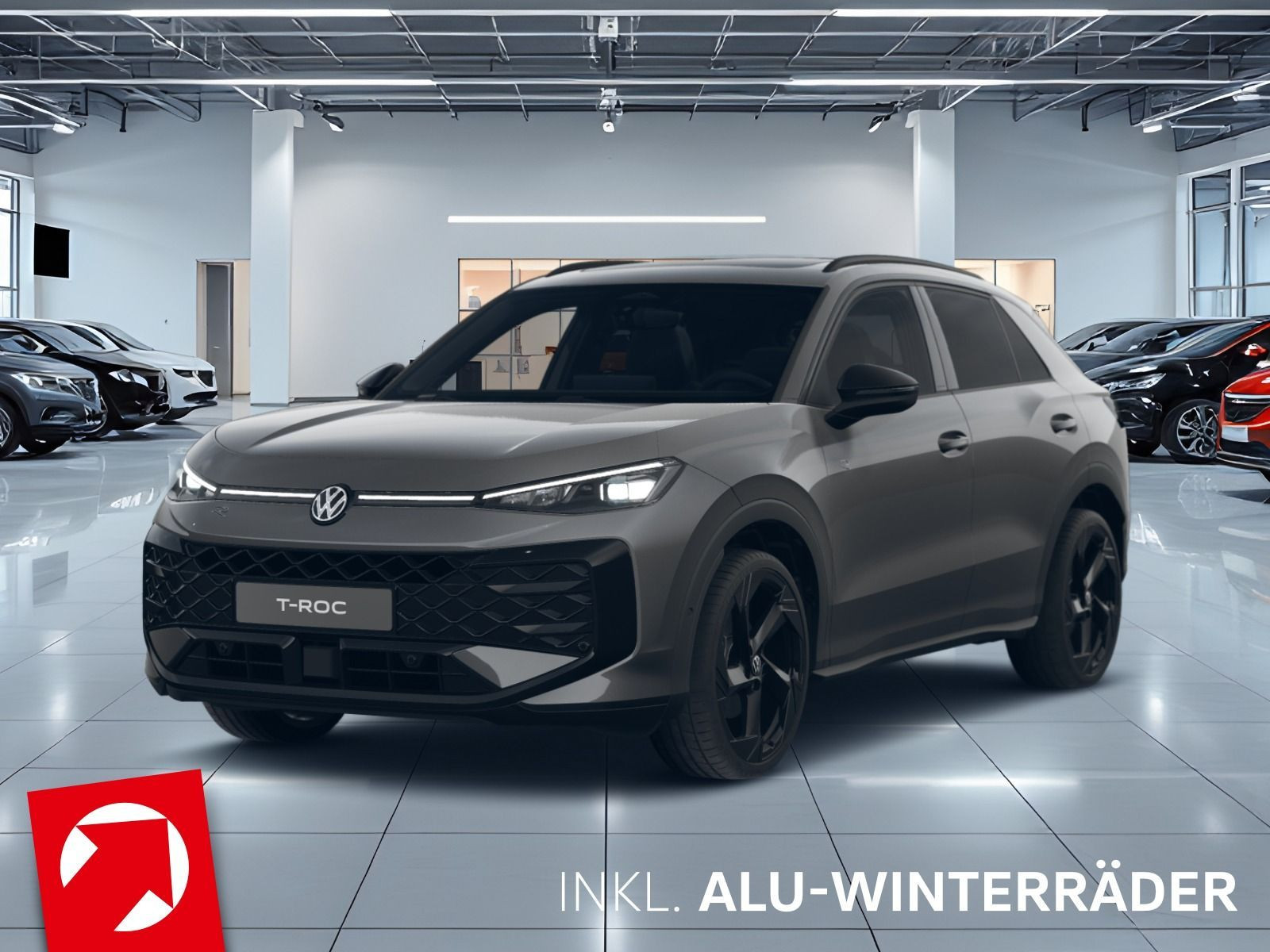 Fahrzeugabbildung Volkswagen T-Roc R-Line 1.5 l eTSI (150 PS) DSG *AHK*BLACKSTYLE*PANORAMA*WINTERRÄDER*
